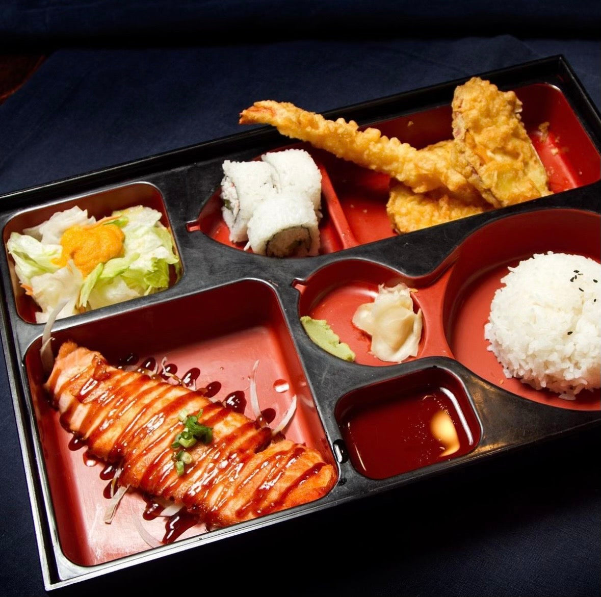 Salmon Teriyaki Bento